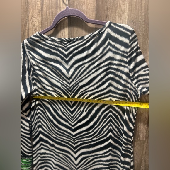 MICHAEL Kors Dress Zebra Print Size Womens Large EUC - Picture 4 of 6